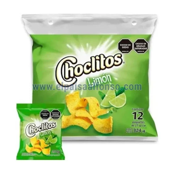 Papa Choclitos De Limon 12x25gr.