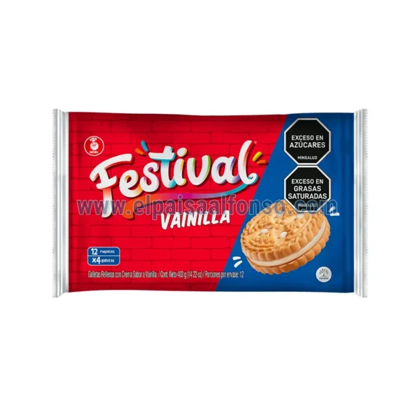 Galleta Festival Vainilla 24x14.2oz