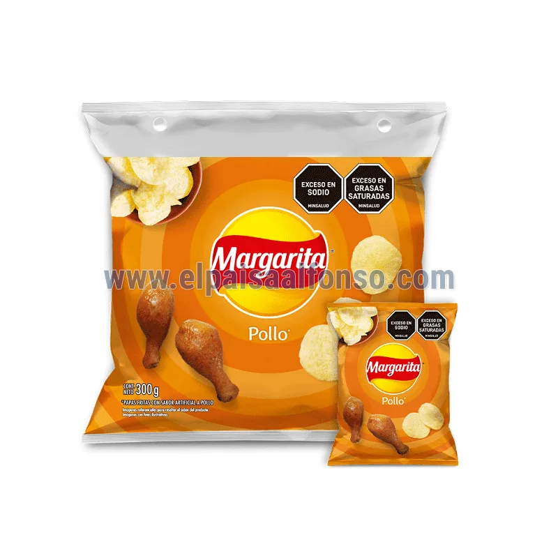Papa Margarita De Pollo 12x25gr.
